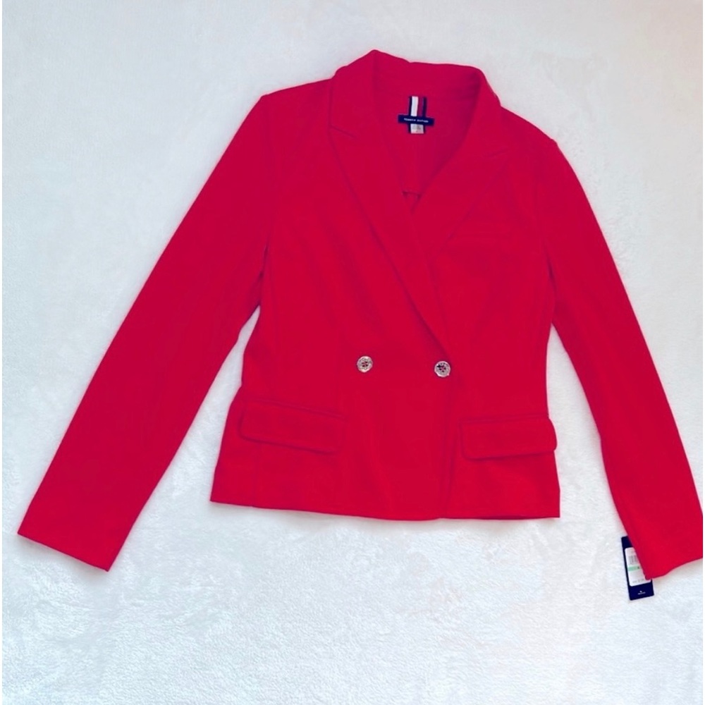 Tommy Hilfiger Women’s Red Blazer Size 8 EUC